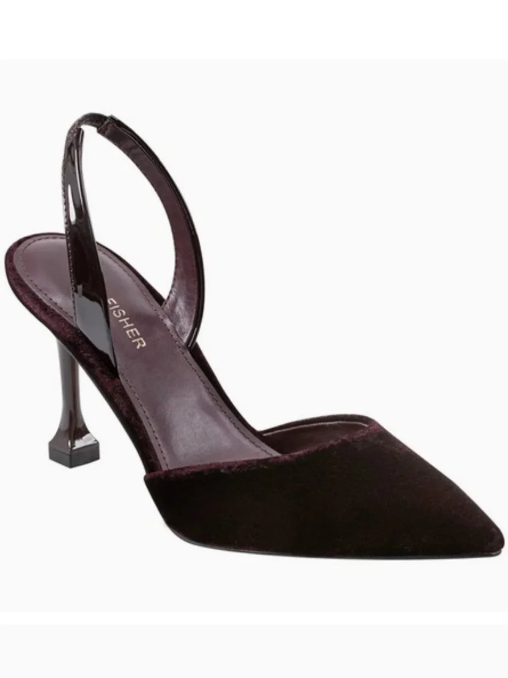 MARC FISHER Slingback Velvet Pumps